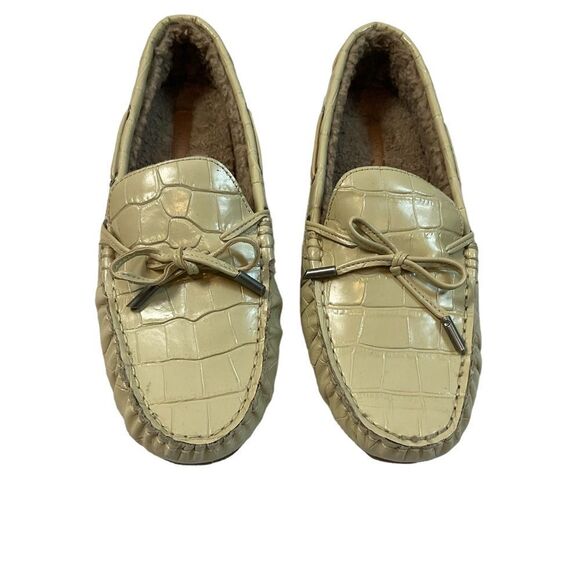 Aerosoles Winter Boater Size 9 M Women’s  Stone Leather  Casual Moccasins - Picture 1 of 16